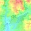 Mapa topográfico Fonchave, altitud, relieve