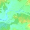 Mapa topográfico Kurkheda, altitud, relieve