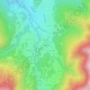 Mapa topográfico Le Tertenoz, altitud, relieve