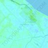 Mapa topográfico Kwala Tanjung, altitud, relieve