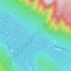 Mapa topográfico Stuie, altitud, relieve