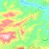 Mapa topográfico Kohala Bala, altitud, relieve