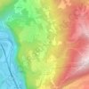 Mapa topográfico Le Lays, altitud, relieve