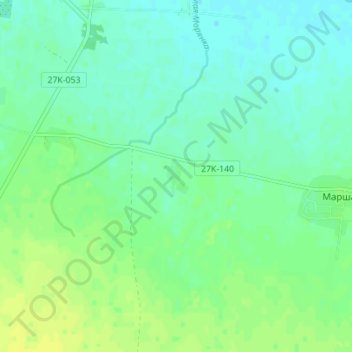 Mapa topográfico Naumovka, altitud, relieve