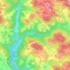 Mapa topográfico Prandegg, altitud, relieve