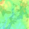 Mapa topográfico Jadwiżyn, altitud, relieve