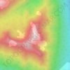 Mapa topográfico Grizzly Peak, altitud, relieve