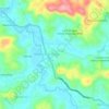 Mapa topográfico Kavungapparamb Colony, altitud, relieve