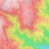 Mapa topográfico Le Devey, altitud, relieve