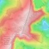 Mapa topográfico Gazon du Faing, altitud, relieve