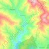 Mapa topográfico Relva da Mó, altitud, relieve