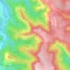 Mapa topográfico Solpérière, altitud, relieve