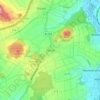 Mapa topográfico Deute, altitud, relieve