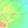 Mapa topográfico Chahuapan, altitud, relieve