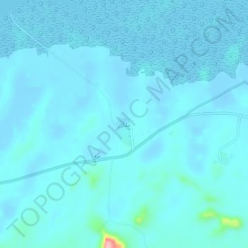 Mapa topográfico ملکی, altitud, relieve