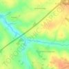 Mapa topográfico La Chalonnière, altitud, relieve