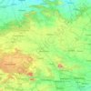 Mapa topográfico Girīdīh, altitud, relieve