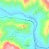 Mapa topográfico Monte Ferru, altitud, relieve