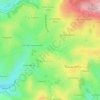 Mapa topográfico Chez Polon, altitud, relieve