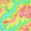 Mapa topográfico Schmitzhöhe, altitud, relieve