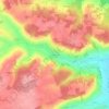 Mapa topográfico Roussemeau, altitud, relieve
