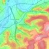 Mapa topográfico Machtilshausen, altitud, relieve