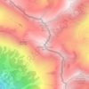 Mapa topográfico Pizzo Banderuola, altitud, relieve