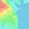 Mapa topográfico Kerscolper, altitud, relieve