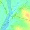 Mapa topográfico Keesara, altitud, relieve