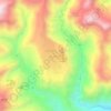 Mapa topográfico Rumjatar, altitud, relieve
