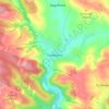 Mapa topográfico Hlibovychi, altitud, relieve