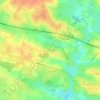 Mapa topográfico Le Gros Chêne, altitud, relieve