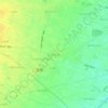 Mapa topográfico Kadilangu, altitud, relieve
