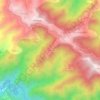 Mapa topográfico Aït Mimoun, altitud, relieve