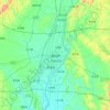 Mapa topográfico Meishan, altitud, relieve