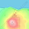 Mapa topográfico Ma'uŋa Vai A Heva, altitud, relieve