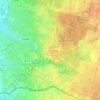 Mapa topográfico L'Éventard de Pirou, altitud, relieve