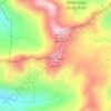 Mapa topográfico Whitehead Peak, altitud, relieve