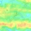 Mapa topográfico La Menuais, altitud, relieve