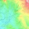 Mapa topográfico Moure, altitud, relieve