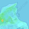 Mapa topográfico Le Pastin, altitud, relieve