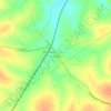 Mapa topográfico Morappur, altitud, relieve