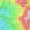 Mapa topográfico Fratte, altitud, relieve