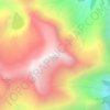 Mapa topográfico Sjøvdøla, altitud, relieve