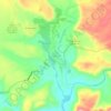 Mapa topográfico Baniane, altitud, relieve