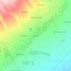 Mapa topográfico Calvache, altitud, relieve