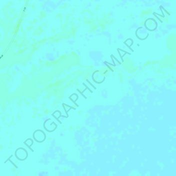 Mapa topográfico Fundo Las Vacas, altitud, relieve