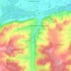 Mapa topográfico Wocka, altitud, relieve