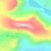 Mapa topográfico Ryggjehøe, altitud, relieve