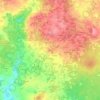 Mapa topográfico Cere, altitud, relieve